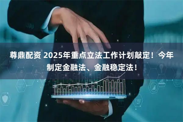 尊鼎配资 2025年重点立法工作计划敲定！今年制定金融法、金融稳定法！