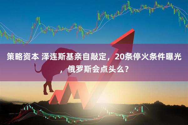 策略资本 泽连斯基亲自敲定，20条停火条件曝光，俄罗斯会点头么？